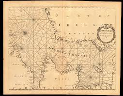 St Georges Channell Sea Chart The Irish Celtic Seas Collins C1774 Map