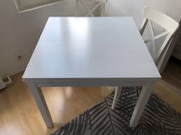 Bei ikea findest du den passenden tisch für deine anforderungen. Ikea Tisch Bjursta Weiss Ausziehbar In 92318 Neumarkt I D Opf For 20 00 For Sale Shpock