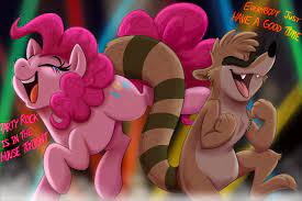 Rigby x pinkie pie