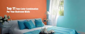 Two Colour Combination For Bedroom Walls