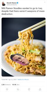 Fixing things with ramen are a series of do it yourself (diy) videos in which people uses ramen noodles and glue to repair the surfaces of tables, sinks and cars. Mitt Ramen Noodles Meme Aigeneratedmemes