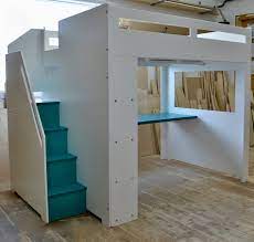 Modern Loft Bed With Storage For Full