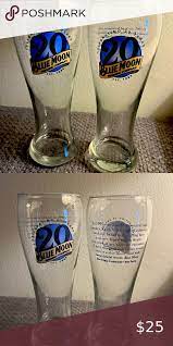 Blue Moon Beer Beer Glasses