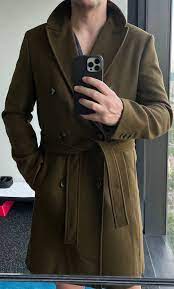 Long Belted Coat Size L Winter Coats