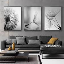 dandelion flower canvas painting modern