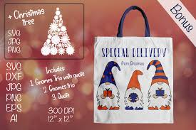 Special Delivery Christmas Gnomes Graphic By Createya Design Creative Fabrica