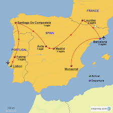 Portugal is located in southwestern europe. Stepmap Portugal Spain France Landkarte Fur Europe