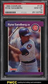 Apr 01, 2020 · the hottest baseball card in the summer of '83 wasn't sandberg, gwynn or boggs. Auction Prices Realized Baseball Cards 1989 Donruss Ryne Sandberg