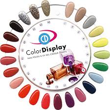 Color Display Nail Polish Gel Color Charts