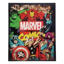 16x20 marvel avengers canvas wall art