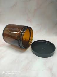 500ml Pure Amber Glass Jar For Pharma