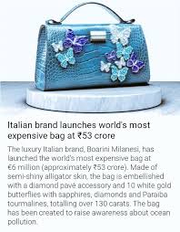 Stop the steaming hot showers. Parveen Kaswan Ifs A Twitter This 53 Crore Worth Of Bag Made From Alligator Skin Is For Raising Awareness About Ocean Pollution Am I Missing Something Https T Co Jcc439x64i