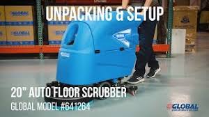 641264 global industrial floor scrubber