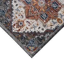 amer rugs alexandria yana multi 2 ft x 3 ft medallion polypropylene area rug