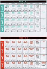 insanity max 30 workout calendar