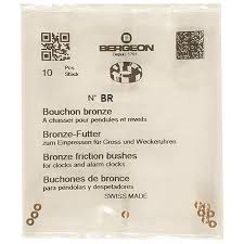 Bergeon Bronze Bushings 100 Pack Merritts Clocks Supplies