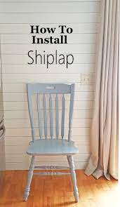 How To Install Shiplap The Honeycomb Home