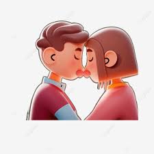 lip kissing clipart kissing cartoons