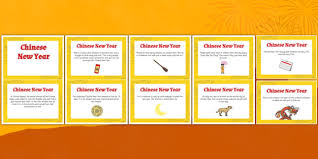 Chinese new year is based on the lunar calendar · its origins are loaded with legend and mythology · each year is named after one of the 12 . Chinese New Year Display Fact Cards Celebration Resources