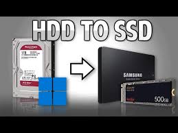 hard drive to an ssd