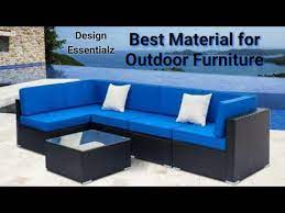 material is best for outdoor furniture
