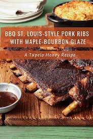 pork ribs with maple bourbon glaze