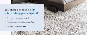 high pile vs low pile carpet which is
