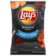 lay s barbecue potato chips party size