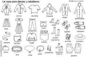 spanish clothing diagram quizlet