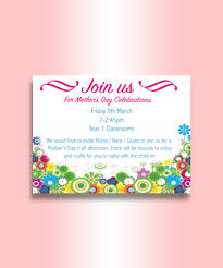 mother s day invitation 10 exles