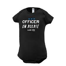 Live Pd Officer On Doodie Baby Bodysuit