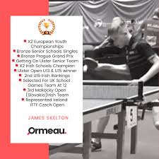 ormeau table tennis club belfast