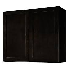 Find cabinets, lighting, decor and more at lowes.ca. Diamond Now Brookton 36 In W X 30 In H X 12 In D Espresso Door Wall Stock Cabinet In The Stock Kitchen Cabinets Department At Lowes Com