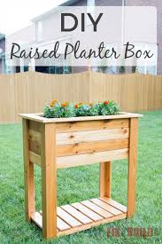 diy raised planter box plans