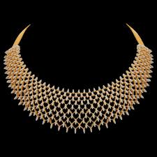 gold diamond necklace earrings