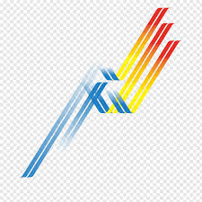 Blue Yellow And Red Logo Line Curve Wavy Lines Free Png