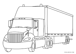 The first motor truck was a pickup and built in 1896. Free Printable Truck Coloring Pages For Kids