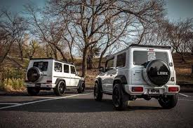 It is available in 8 colors, 4 variants, 1 engine, and 2 transmissions option: Suzuki Jimny With Mini G Body Kit Looks Identical To Mercedes Benz G Class Looks Adorable Too The Financial Express