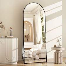 BEAUTYPEAK 71x30 Full Length Mirror Oversized Arched Body Dressing Floor  Mirrors for Standing Leaning, Black - Walmart.com