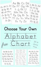 Free Choose Your Own Alphabet Chart