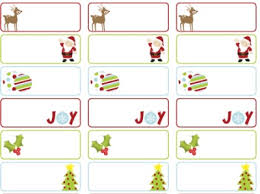 Christmas Gift Label Templates Festival Collections
