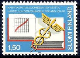 Details About Finland 1989 Commercial Studies Education Books Graph Charts 1v Mnh