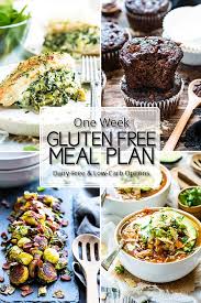 gluten free meal plan low carb and