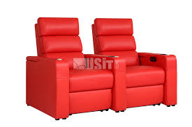 genuine leather cinema power reclining sofa
