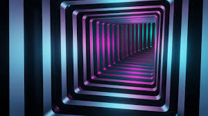 1920x1080 resolution square 3d tunnel