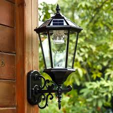 high outdoor solar led lamp wall mount