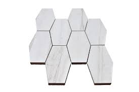 evolution light gray hexagon mosaic 15
