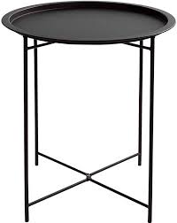 Hollyhome Folding Tray Metal Side Table