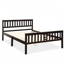 wood bed frame wood slats support