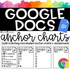 Google Classroom Google Docs Anchor Chart By